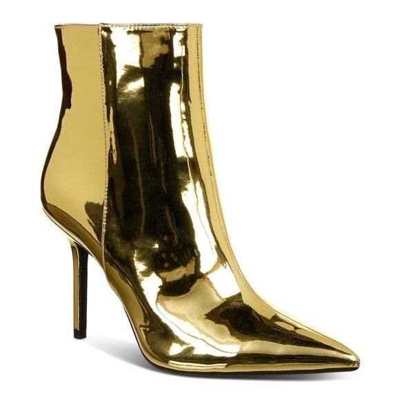 INC International Concepts Shoes - 90$ I.N.C International Concepts Holand Pointed-Toe Dress Booties Size 8 US Gold